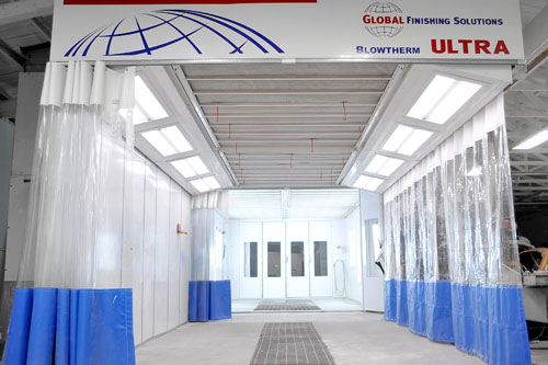 Blowtherm Ultra paint booth at IAG Collision